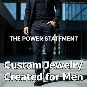 Shop Men's Jewelry! Custom Requests Welcome! Masculine, Rugged, Rustic & Unique!